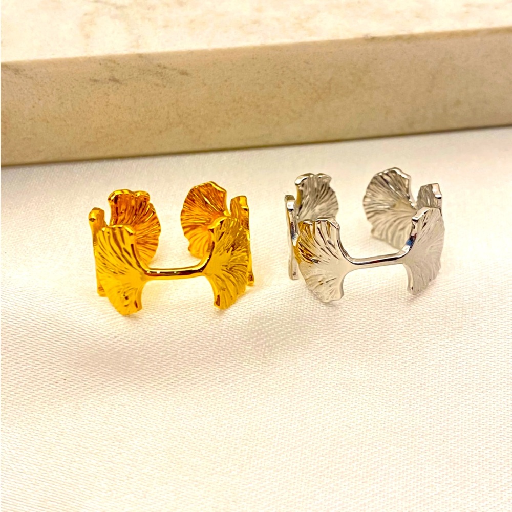 Elegant silver ring